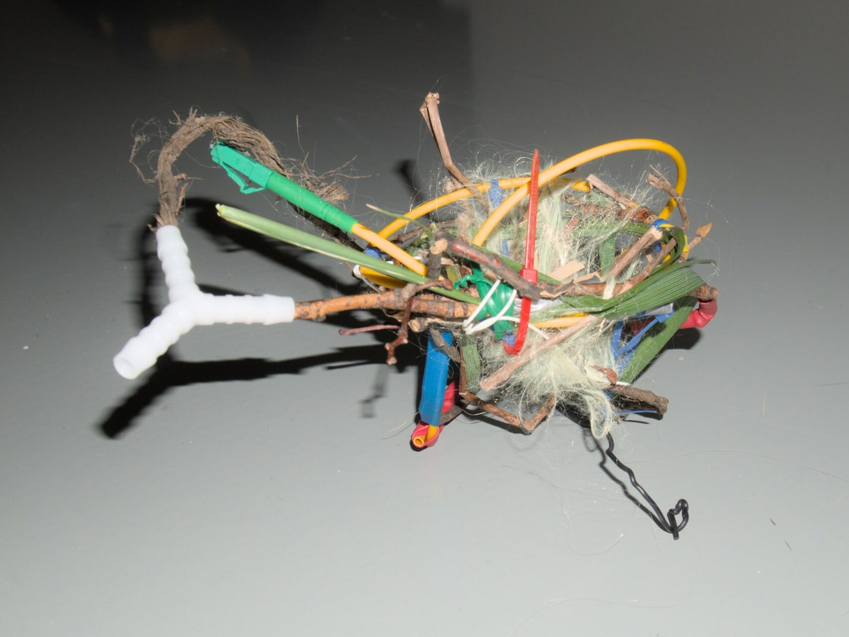 Model produced by one of the accomplices during the laboratory in M HKA in Antwerp