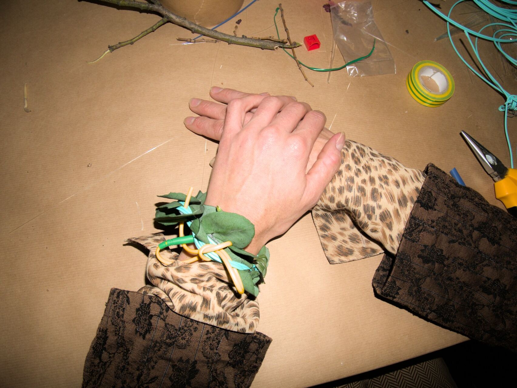 Model produced by one of the accomplices during the laboratory in M HKA in Antwerp