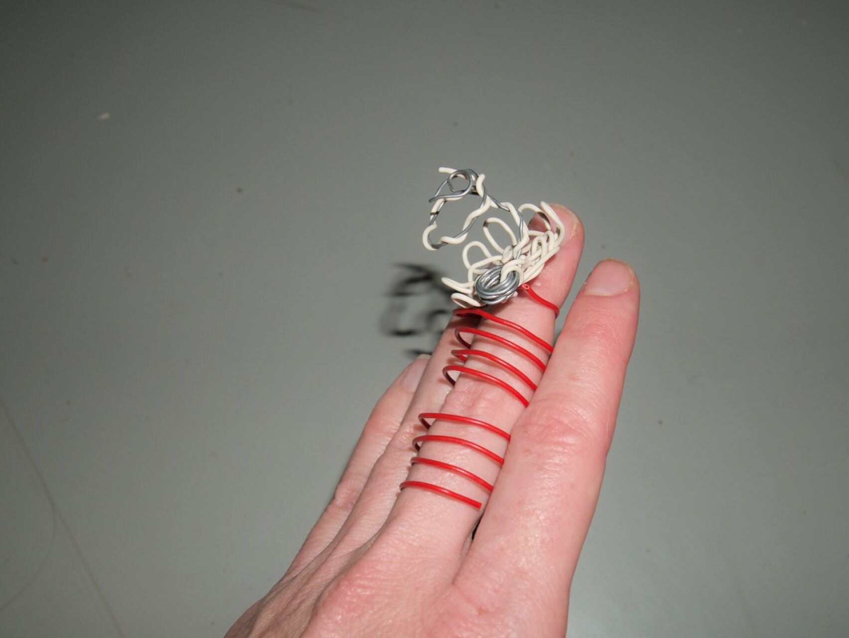 Model produced by one of the accomplices during the laboratory in M HKA in Antwerp